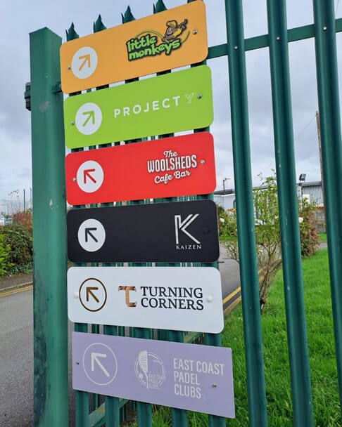 An image of the directional signage in Hull.